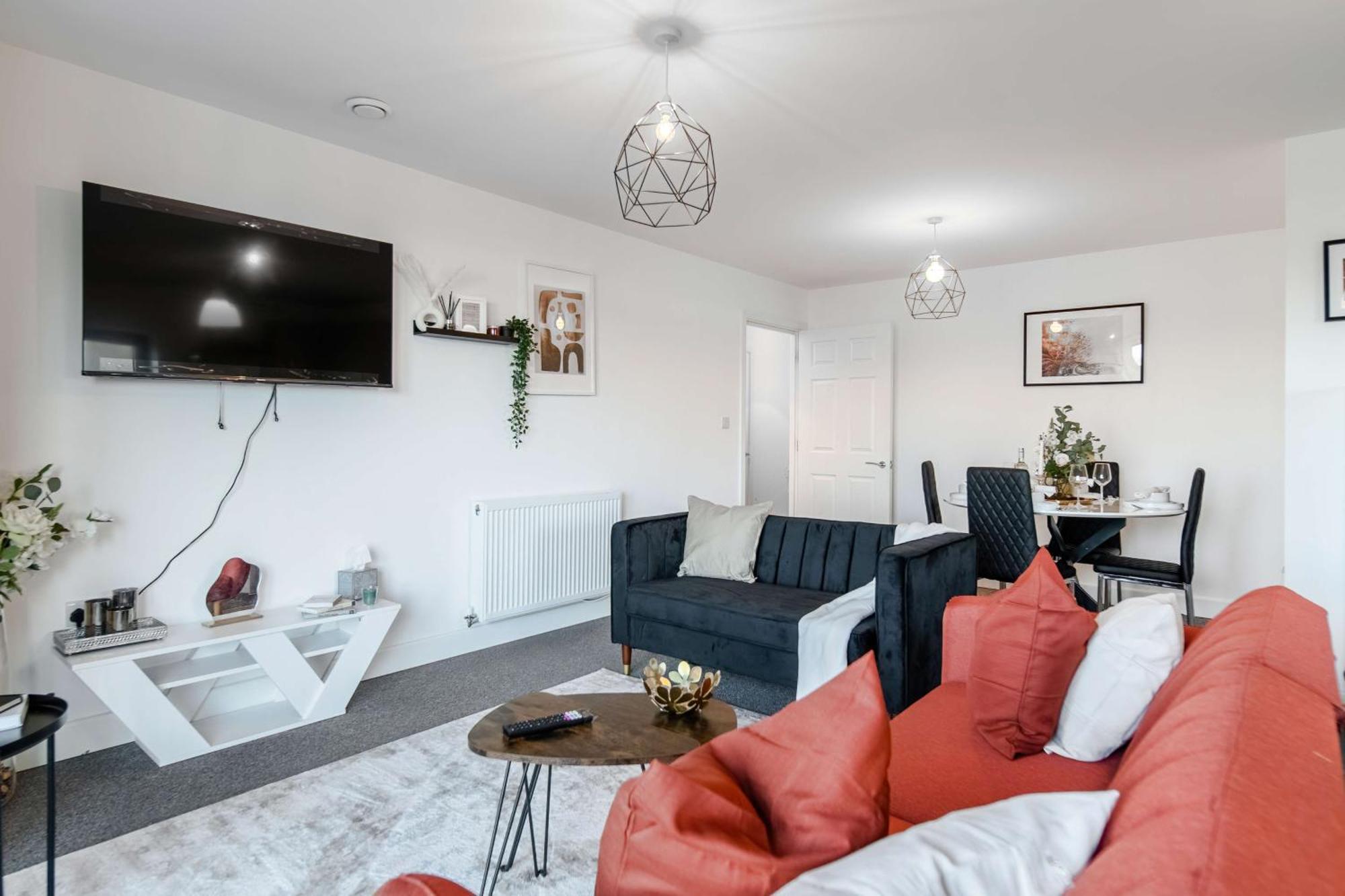 Modern Apartments With Free Parking Near Heathrow 콘부룩 외부 사진